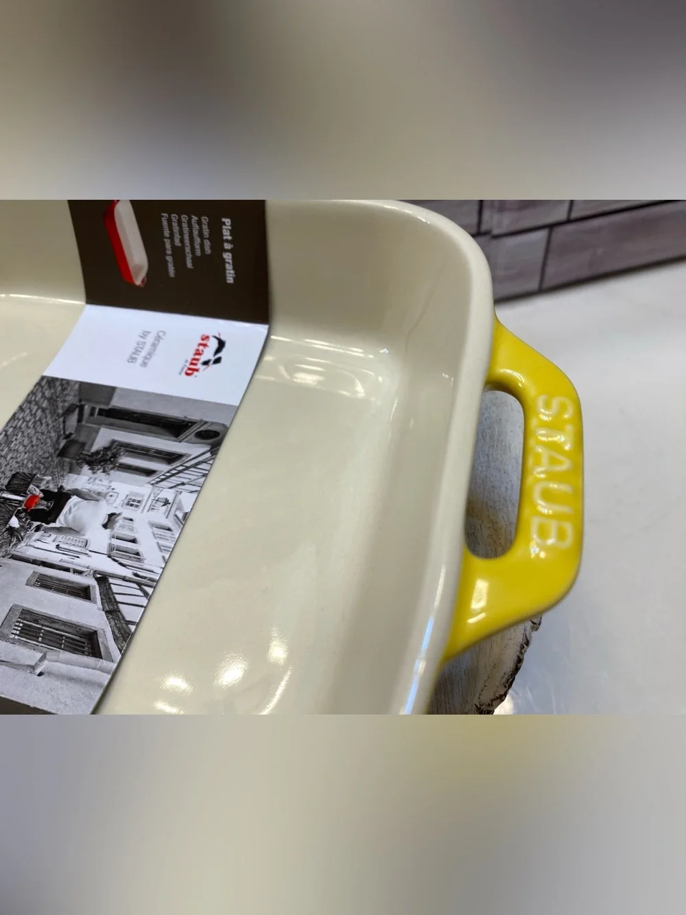 Staub ❤️Stoneware Baking Dish 1L  Citron NWT